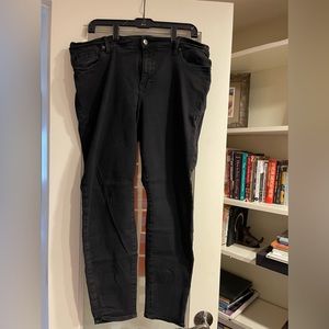 Size 16 Pistola Black Skinny Jeans